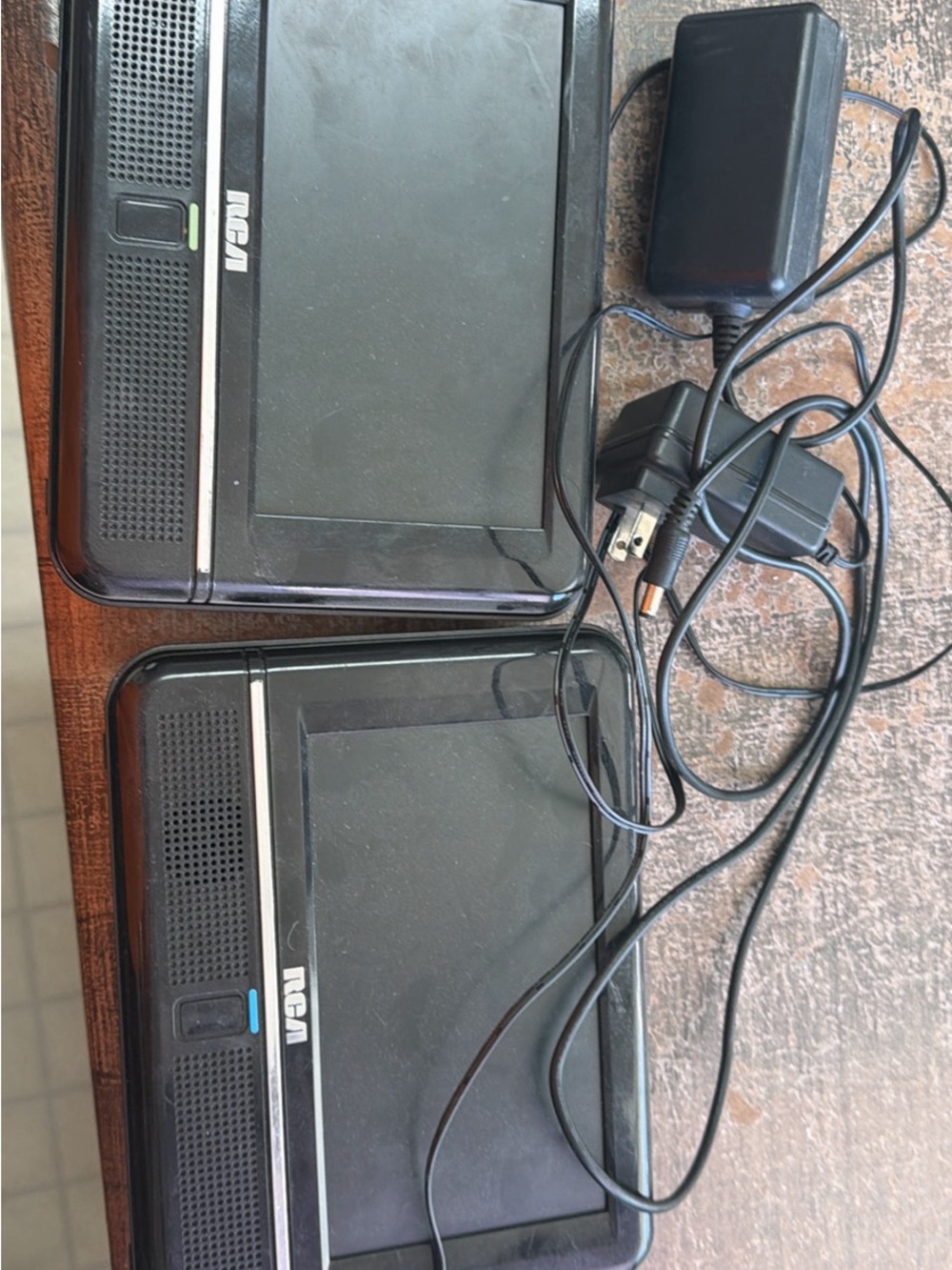 7" Portable DVD Player Replacement LCD Screens - Black (Pair)